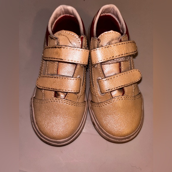 Vans X David Bowie - Vans X David Bowie Pearl Leather Velcro - Old Skool - 9c - Picture 2 of 4